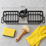 The double rack is 37 cm end to end
