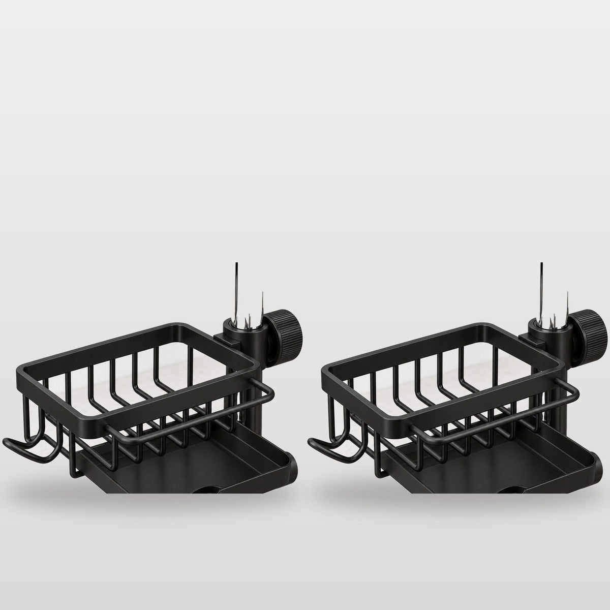 KERB Over-Tap Sink Rack — two racks, for two taps