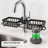 Free gift with every rack: the soap-dispensing scrubber, shown with the double rack