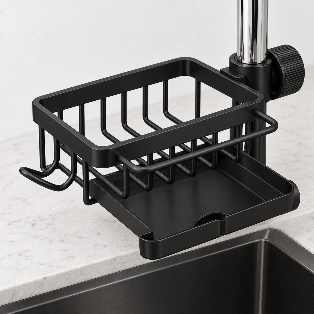 KERB Over-Tap Sink Rack — Matte Black